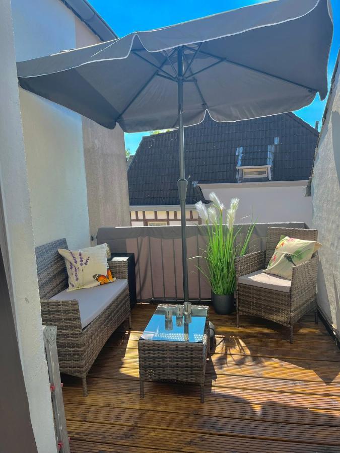 City Apartment, Ferienwohnung 3 Zkdb, Balkon, Dachgeschoss, Naehe Duesseldorf Krefeld Eksteriør billede